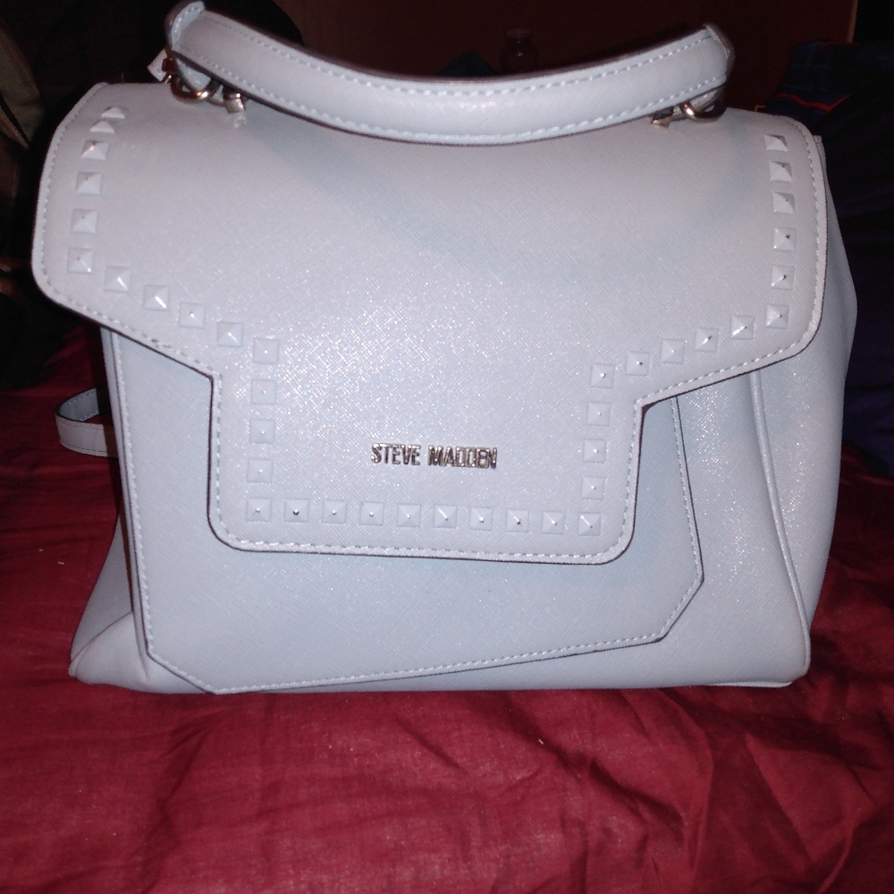 Steve Madden light blue cross body nice purse. Great condition $45 OBO